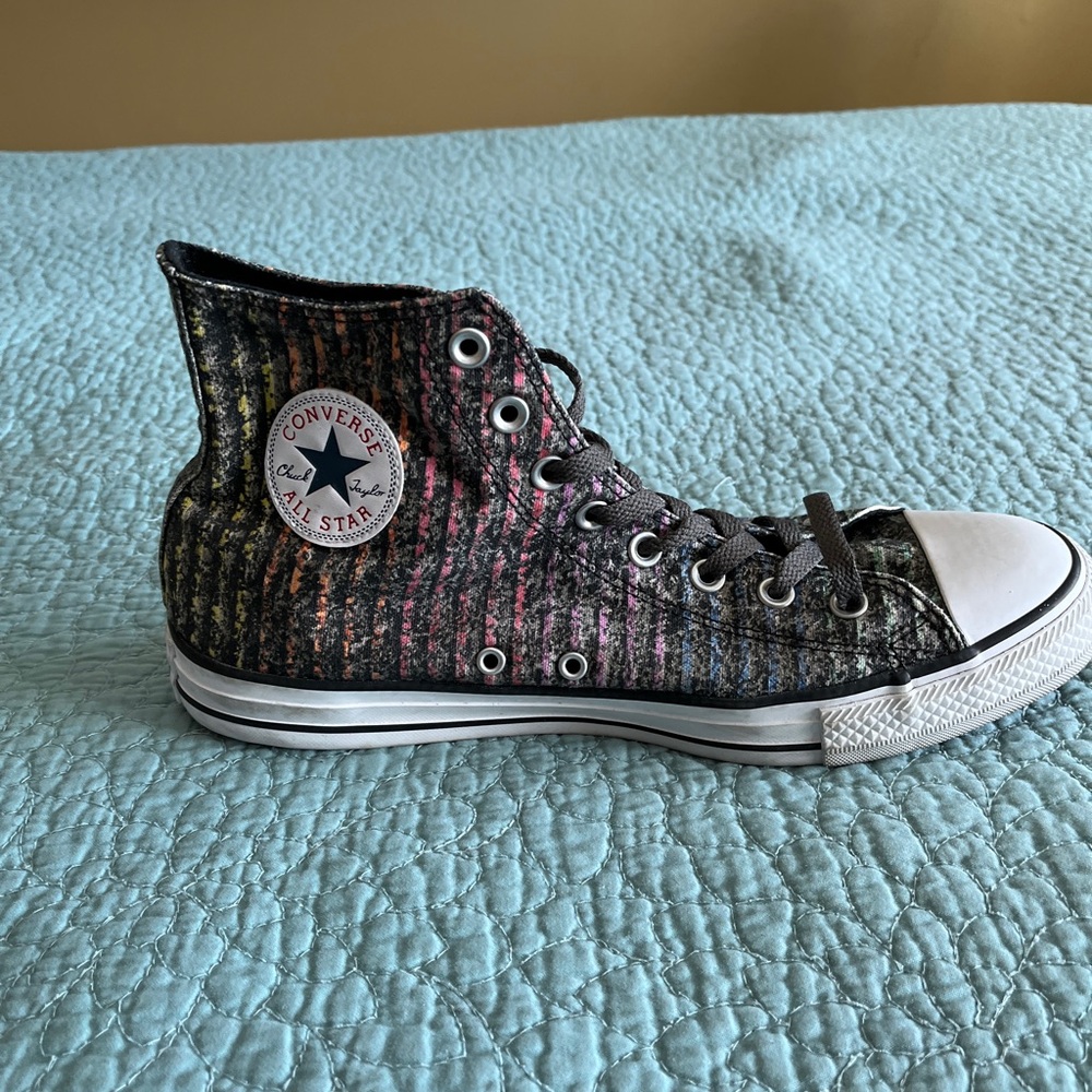 Converse SAN FRANCISCO Pride LGBT Subtle Stripe Hightop Shoes M-10 / W-12 HTF